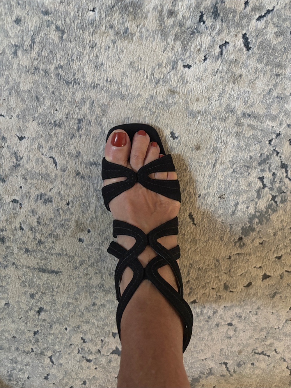 Sandro Strappy Block Heels